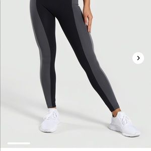 GYMSHARK Color black leggings